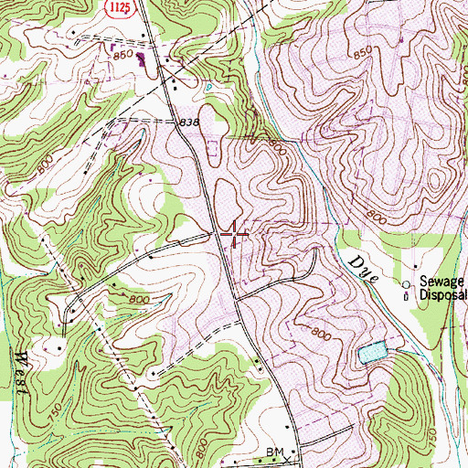 Topographic Map of Mooresville Fire Department Station 3, NC