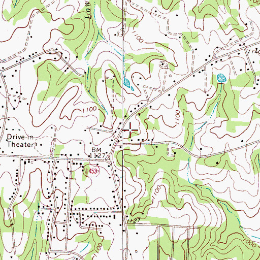 Topographic Map of Saint Stephens Fire Department Station 4 Base 2, NC