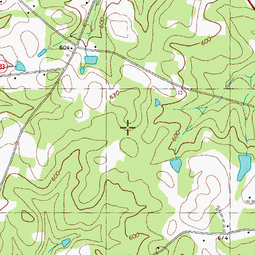 Topographic Map of Person County Airport Fire Department, NC