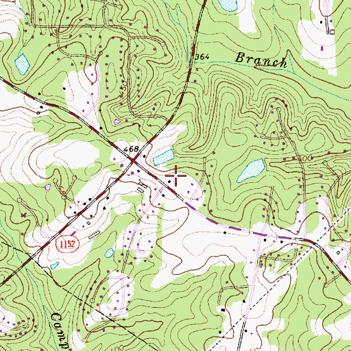 Topographic Map of Fairview Rural Fire Department Station 1, NC