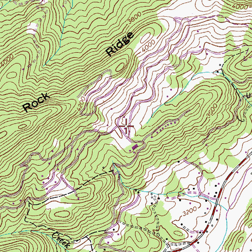 Topographic Map of Seven Devils Fire Department, NC
