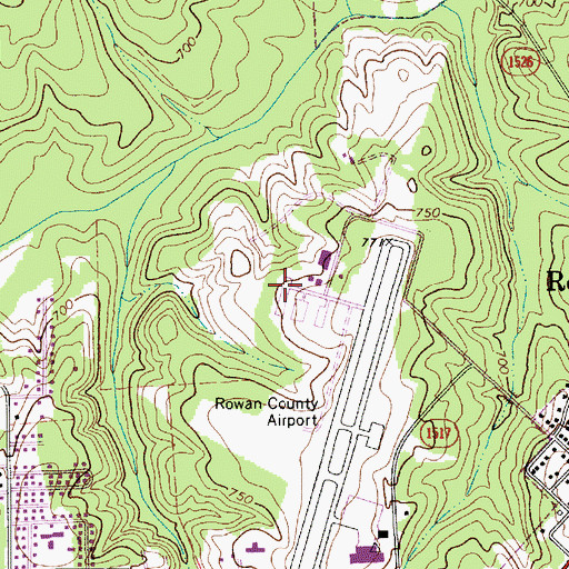 Topographic Map of Army National Guard Crash and Rescue, NC