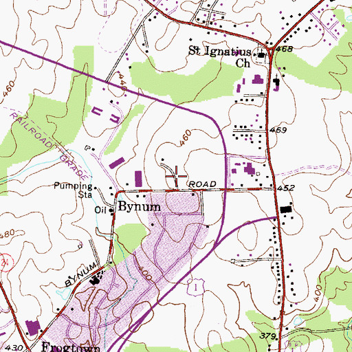 Topographic Map of Hart to Heart Ambulance Service, MD
