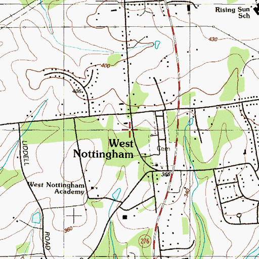 Topographic Map of Cecil County Emergency Medical Services Paramedic Station 1, MD