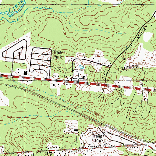 Topographic Map of Cecil County Emergency Medical Services Paramedic Station 2, MD