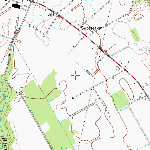 Topographic Map of Lee Correctional Institution Infirmary, SC