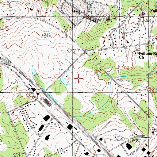 Topographic Map of Bon Secours Saint Francis Health System Saint Francis Eastside, SC