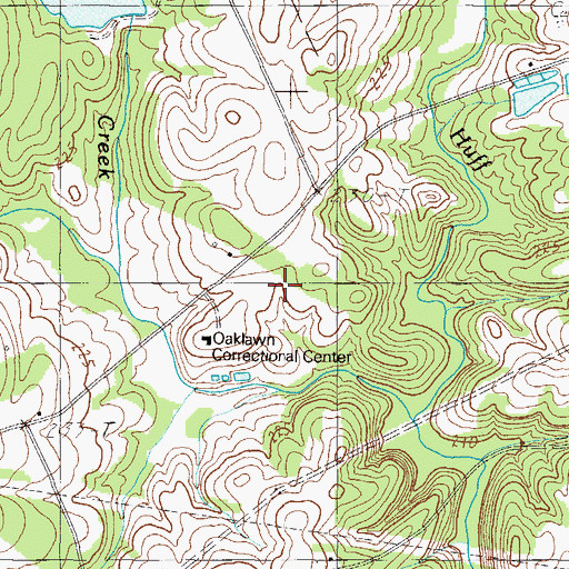 Topographic Map of Perry Correctional Institution Infirmary, SC