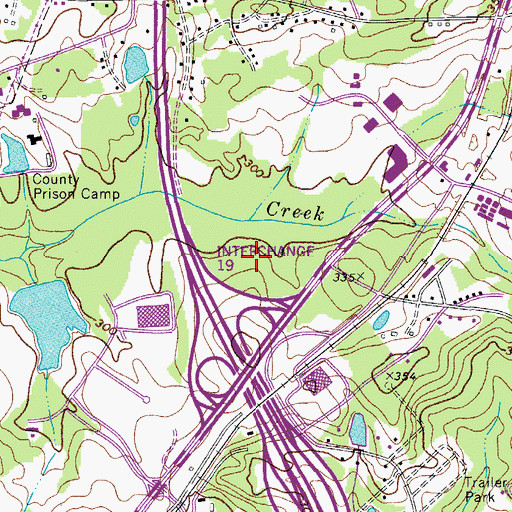 Topographic Map of Providence Hospital Northeast, SC