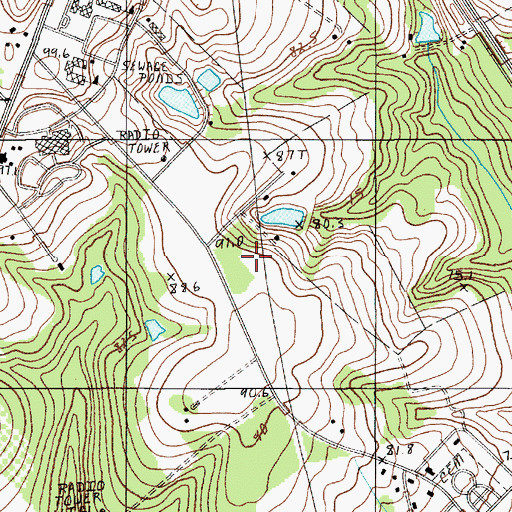 Topographic Map of William J McCord Adolescent Treatment Facility, SC