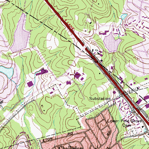 Topographic Map of Columbia Ambulatory Surgery Center, SC