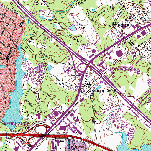 Topographic Map of Palmetto Surgery Center Hospital, SC