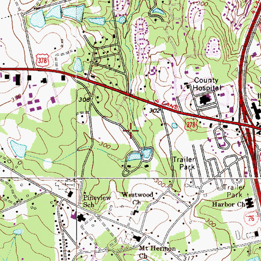 Topographic Map of Urology Surgery Center, SC