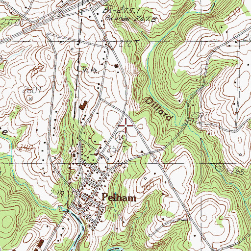 Topographic Map of Surgery Center at Pelham, SC