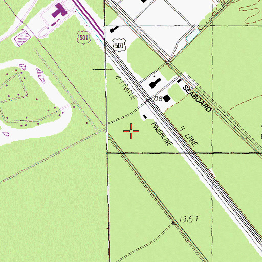 Topographic Map of Lighthouse Care Center of Conway Acute Care, SC
