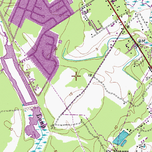 Topographic Map of Palmetto Endoscopy Center, SC