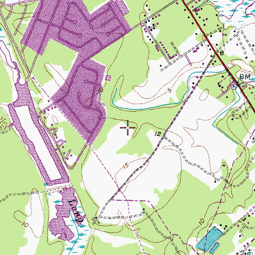 Topographic Map of Charleston Endoscopy Center, SC