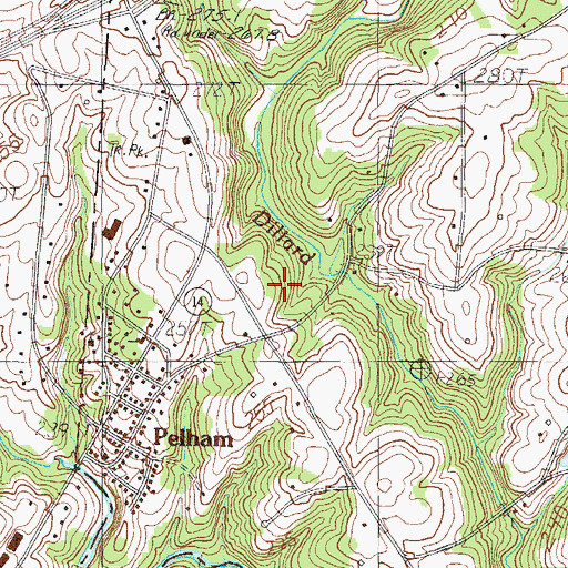 Topographic Map of Village Hospital, SC
