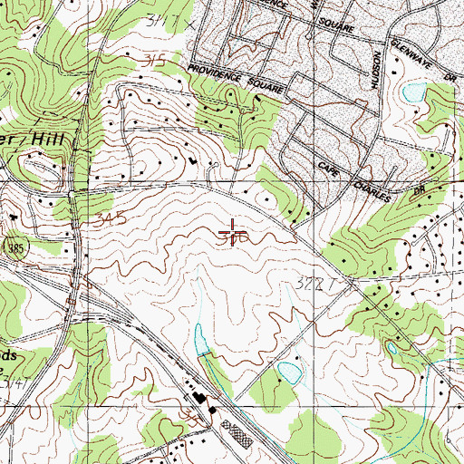 Topographic Map of Upstate Surgery Center, SC