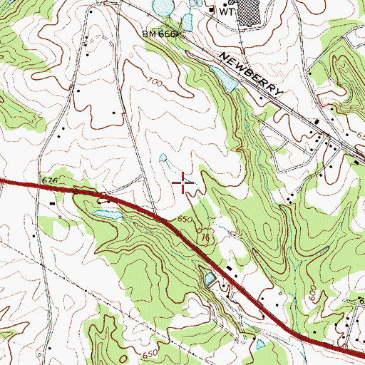 Topographic Map of Surgery and Laser Center at Professional Park, SC