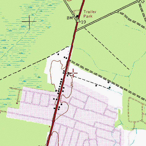 Topographic Map of Waccamaw Endoscopy Center, SC