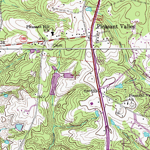 Topographic Map of Surgery Center at Edgewater, SC