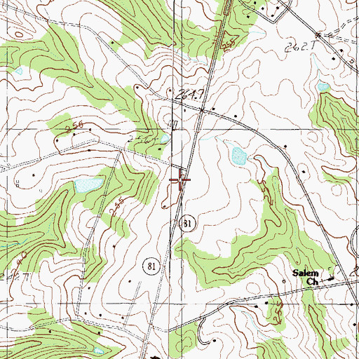 Topographic Map of Bearwood Ambulatory Surgery Center, SC