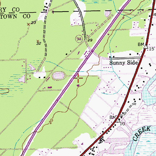 Topographic Map of Atlantic Surgery Center, SC