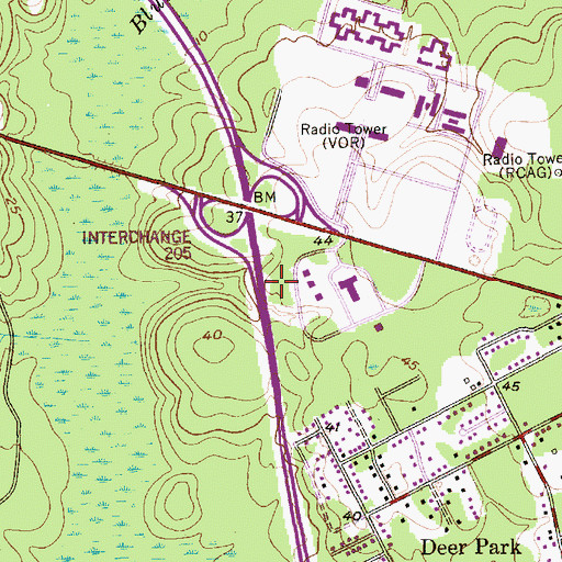 Topographic Map of Trident Eye Surgery Center, SC