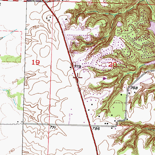 Topographic Map of Dunlap Fire Protection District Station 2, IL