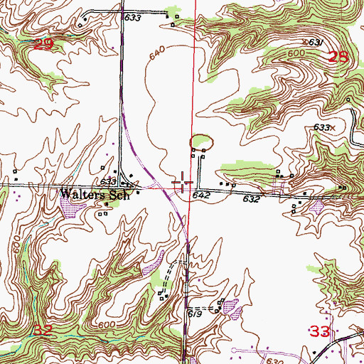 Topographic Map of Limestone Fire Department Station 4, IL