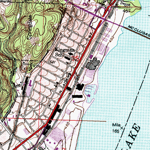 Topographic Map of Peoria Fire Department Station 12, IL