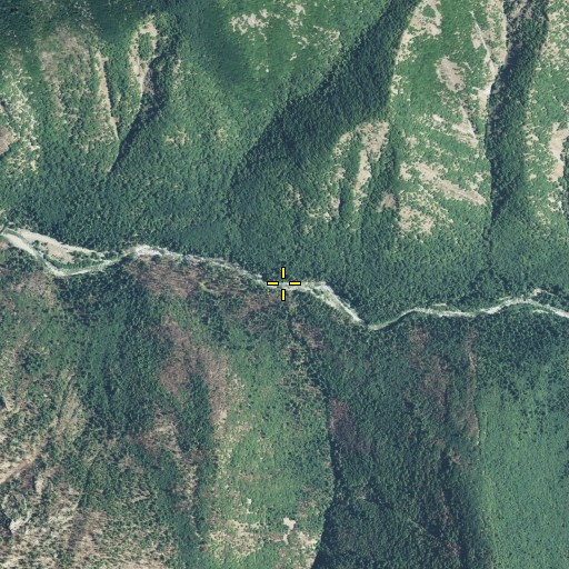 Aerial/Satellite Image of New York Canyon, CA