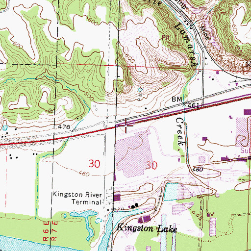 Topographic Map of Caterpillar - Mapleton Fire Station, IL
