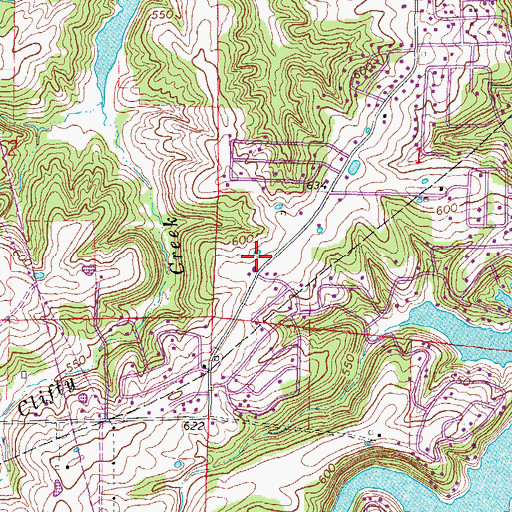 Topographic Map of Lake Egypt Fire Protection District Station 2, IL