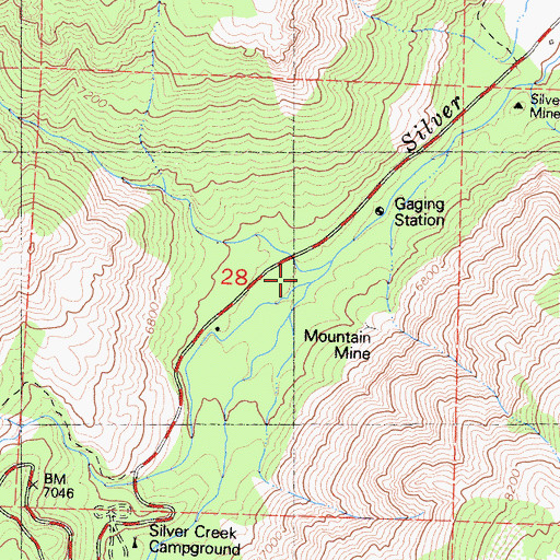 Topographic Map of Noble Canyon, CA