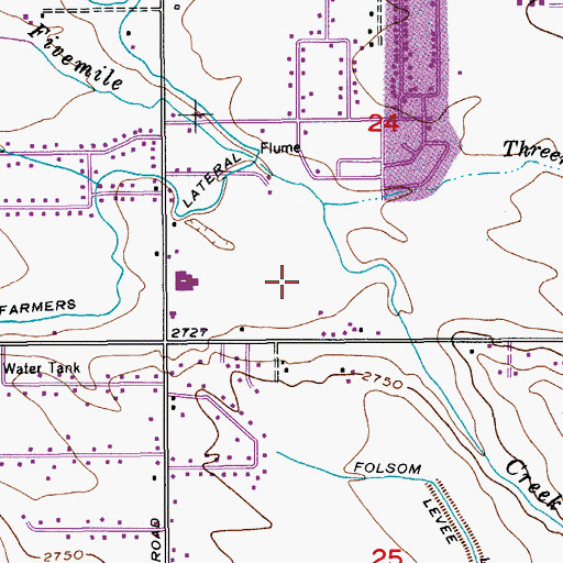 Topographic Map of Ada County Paramedics Medical Station 52, ID