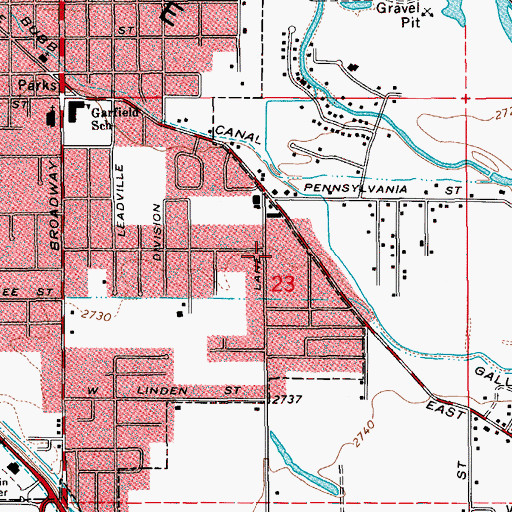 Topographic Map of Ada County Paramedics Medical Station 53, ID