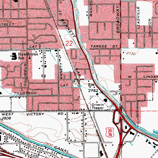 Topographic Map of Idaho Mountain Rescue Unit, ID