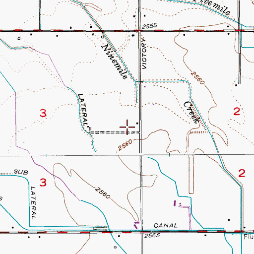 Topographic Map of Ada County Paramedics Medical Station 61, ID