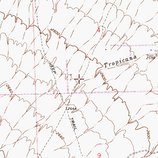 Topographic Map of Dignity Health Saint Rose Dominican Hospitals San Martin Campus, NV