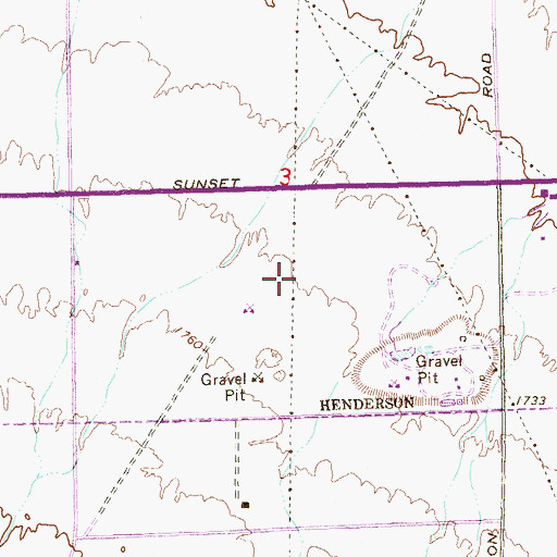 Topographic Map of University Medical Center of Southern Nevada Sunset Quick Care, NV