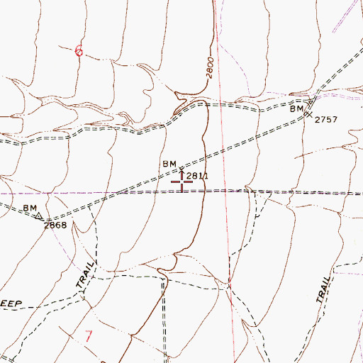 Topographic Map of University Medical Center of Southern Nevada Peccole Ranch Quick Care, NV