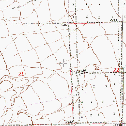 Topographic Map of University Medical Center of Southern Nevada Summerlin Area Quick Care, NV