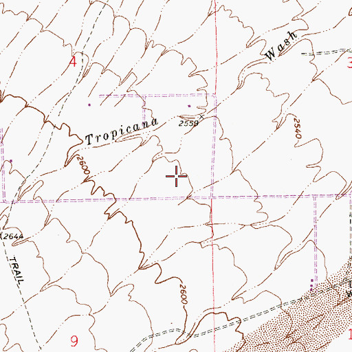 Topographic Map of Department of Veterans Affairs Southern Nevada Healthcare System - Southwest Primary Care Clinic, NV