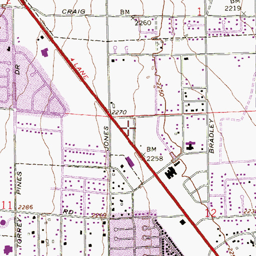 Topographic Map of Department of Veterans Affairs Southern Nevada Healthcare System - Northwest Primary Care Clinic, NV