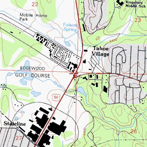Topographic Map of Stateline Medical Center, NV