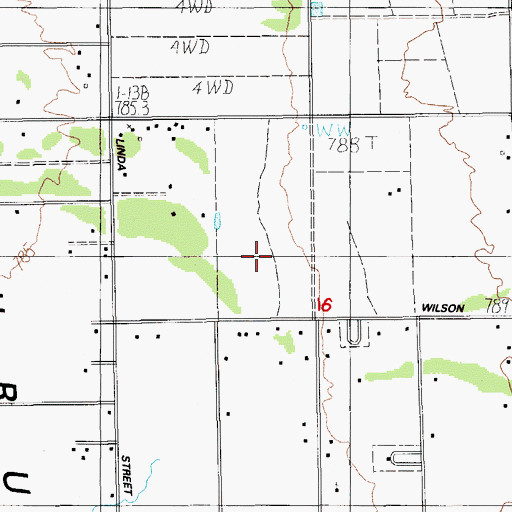 Topographic Map of Desert View Hospital, NV