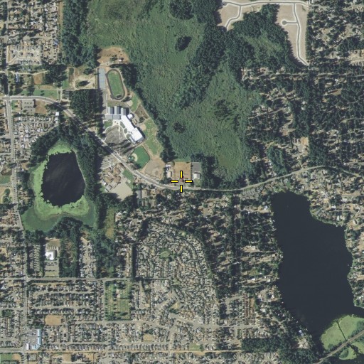 Aerial/Satellite Image of Lacey Fire District 3 Station 33, WA