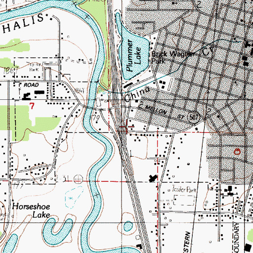 Topographic Map of American Medical Response, WA